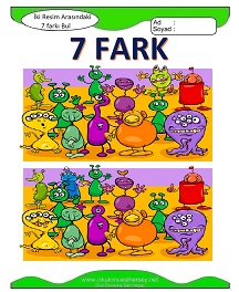 İki Resim Arasındaki Farkı Bul Etkinliği